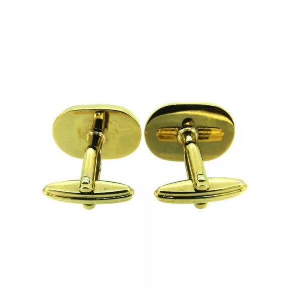 DUNHILL Cuffs D Mark Gold Bracket Authentic USED - Picture 9 of 10